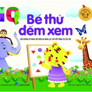 Phát triển IQ cho trẻ - Bé thử đếm xem (Kèm decal dán hình) - TB2022